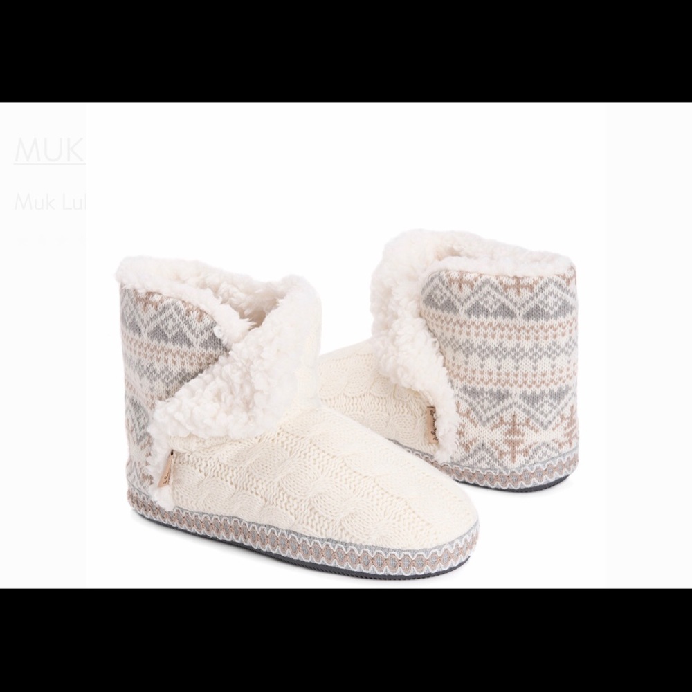 Fair Isle Bootie Slipper